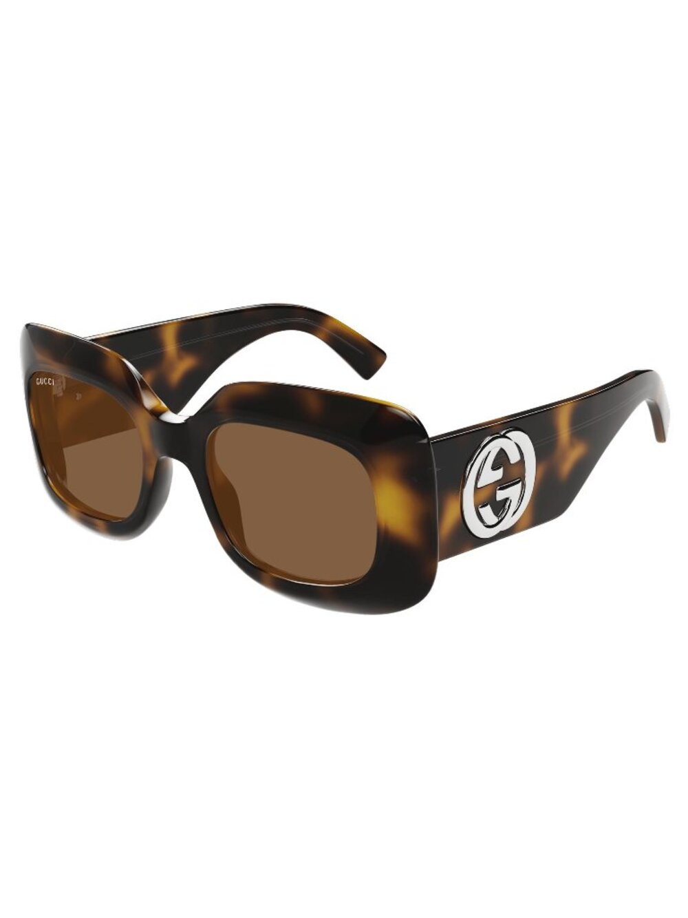 NEW GUCCI SUNGLASSES, HAVANA SQUARE WOMEN GUCCI EYEWEAR GG1695S 002 - Picture 1 of 5